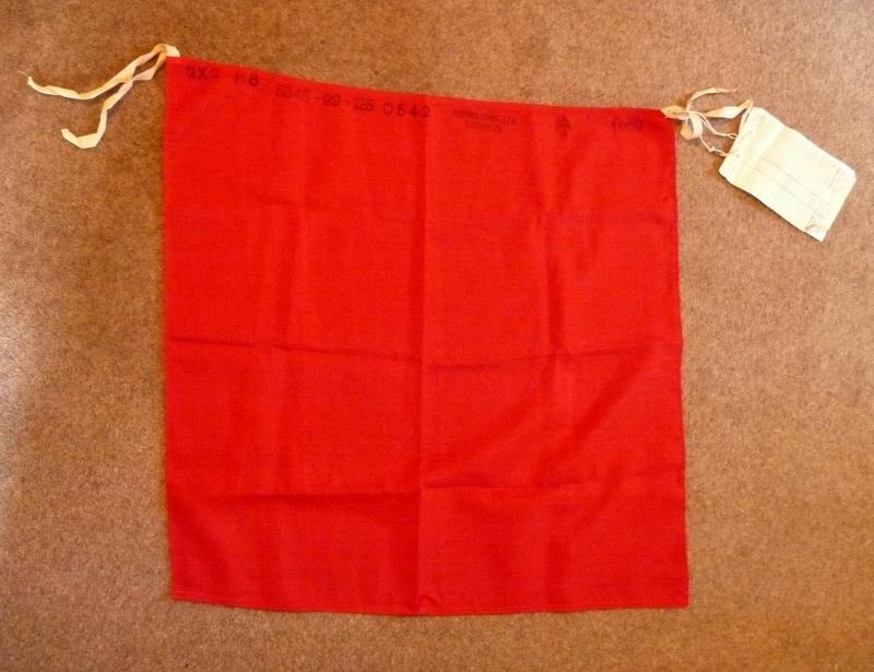 Sealed Pattern Carded Flag -  Red -  Tank - dated 1969