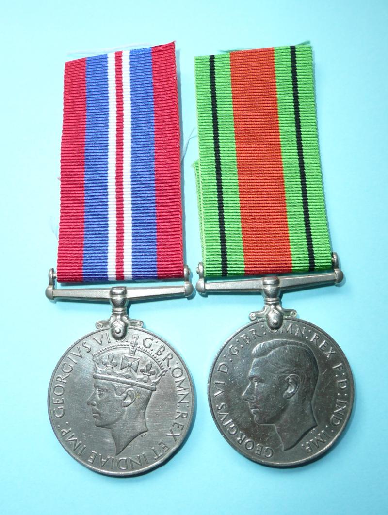 WW2 Pair of War Medals - Named to a Chindit - 2nd Battalion The Border Regiment