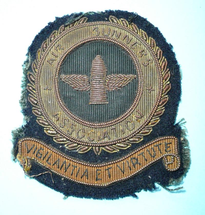 Royal Air Force  RAF Air Gunners Association Blazer Badge