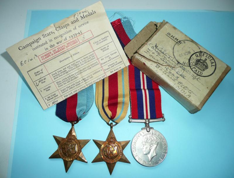 WW2 Medal Group Captain Tom Livesay Foxcroft, 10th Gurkha Rifles - PoW North Africa