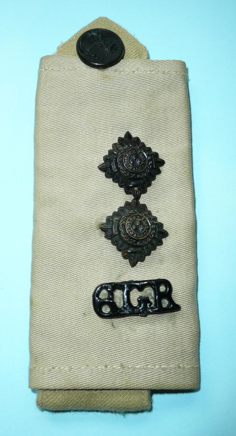 6th Queen Elizabeth's Own Gurkha Rifles (6 GR) Slip On Epaulette with Rank Insignia of Lieutenant