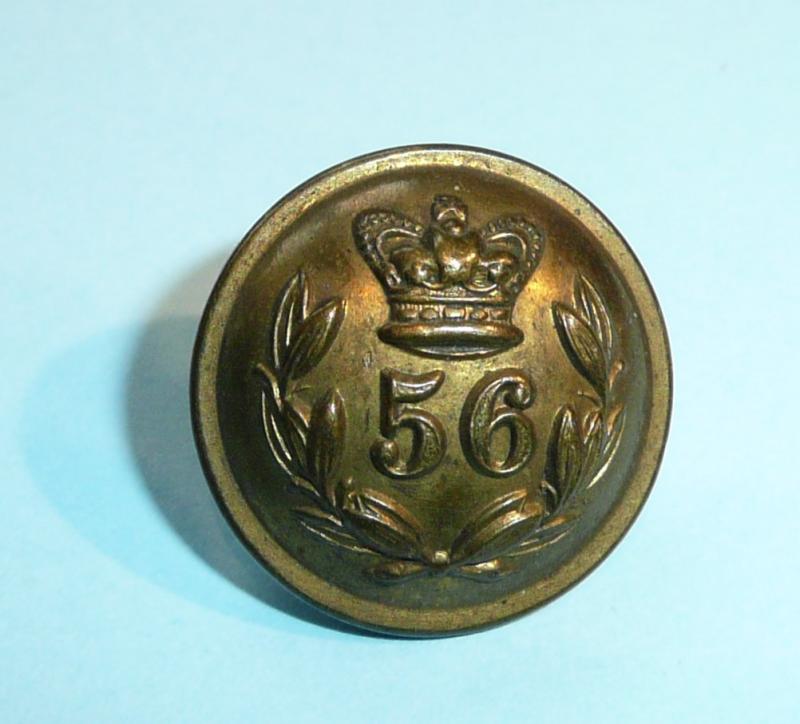 56th (West Essex) Regiment of Foot Medium Pattern Other Ranks Brass Button