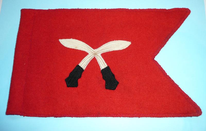 63rd Gurkha Brigade HQ Vehicle Pennant Felt Cloth Flag - Theatre Made