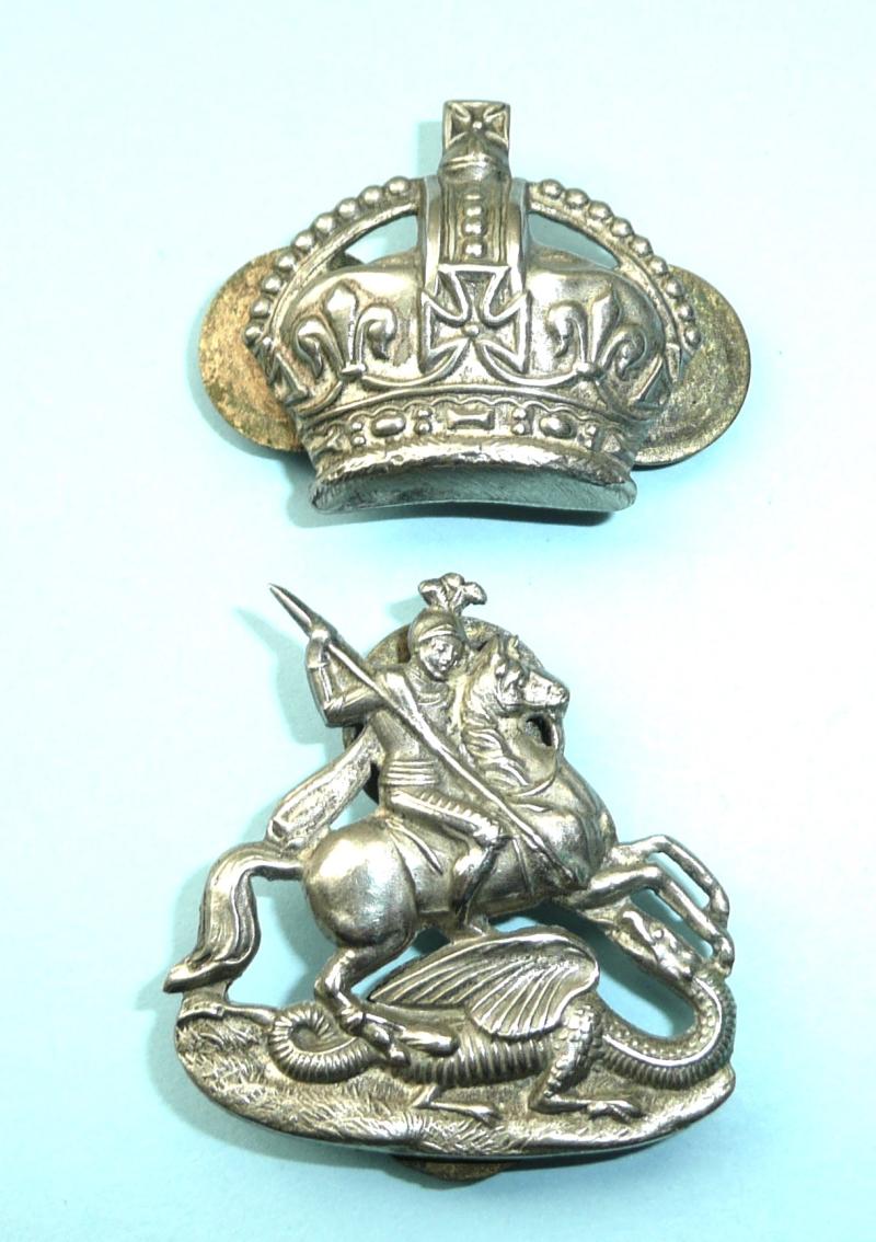 1st Middlesex Rifle Volunteers 2 Part Officer's Pouch Badge