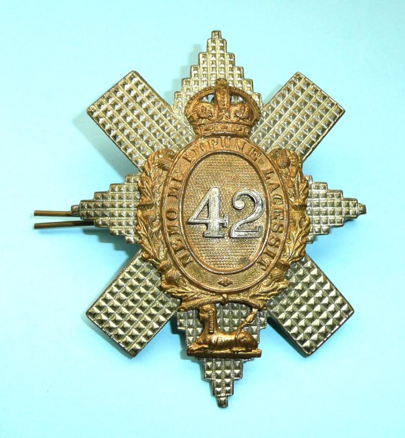 WW2 Black Watch NCO's Glengarry Badge, King's Crown