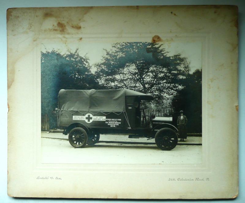 WW1 Red Cross Ambulance No 6 - Gift from the Durham Miners!