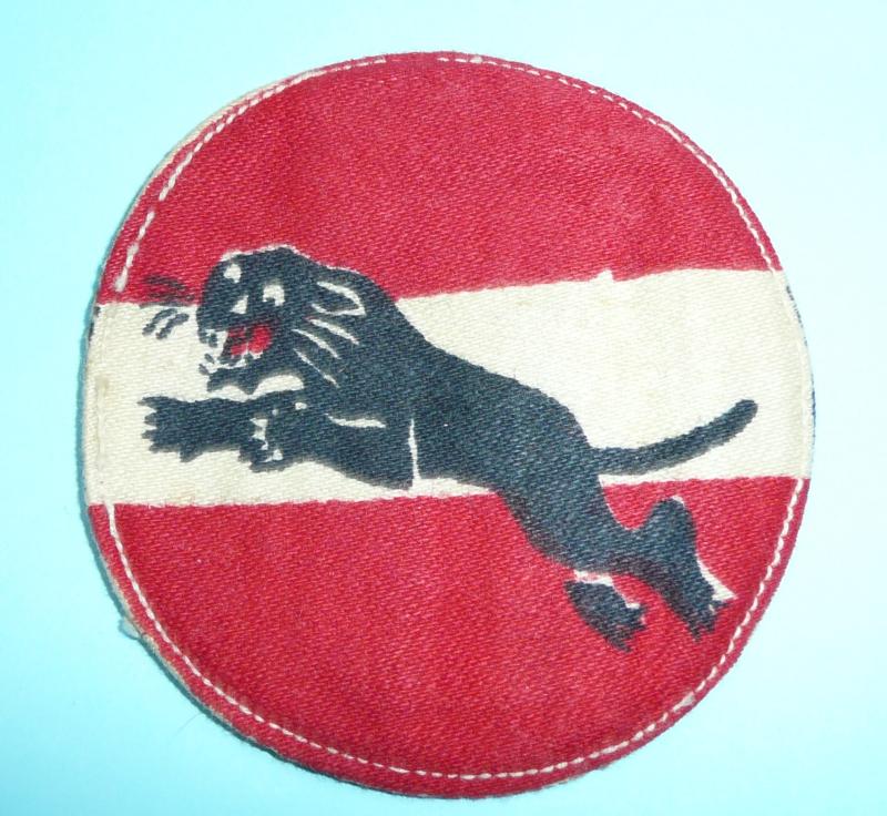 WW2 India - 34th Indian Corps Printed Cloth Formation Sign Flash Designation Patch Badge