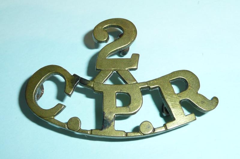 South Africa  - 2 / CPR Brass Shoulder Title - Cape Peninsula Rifles