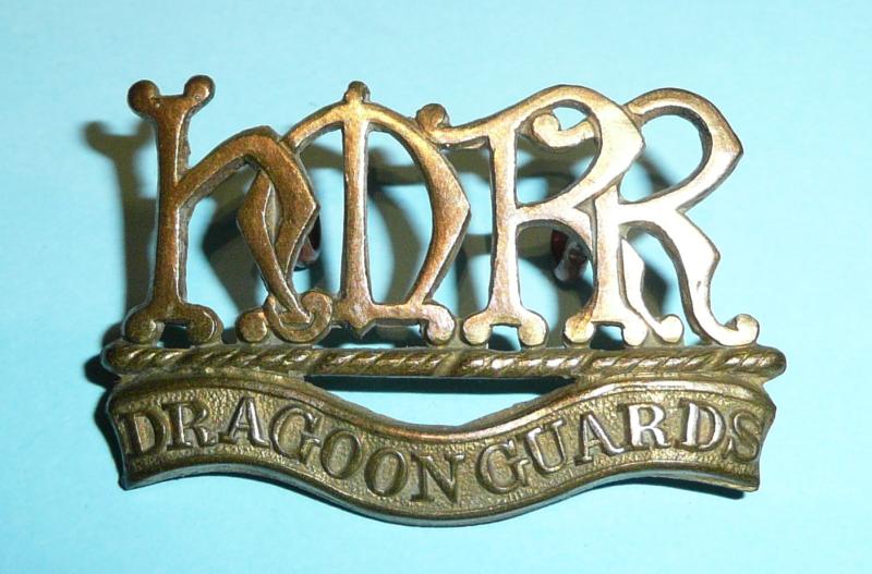 Boer War Dragoon Guards Reserve Regiment Other Ranks Gilding Metal Collar Badge