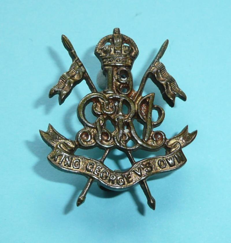 Indian Army  - 19th King George V's Own Lancers Cap Badge
