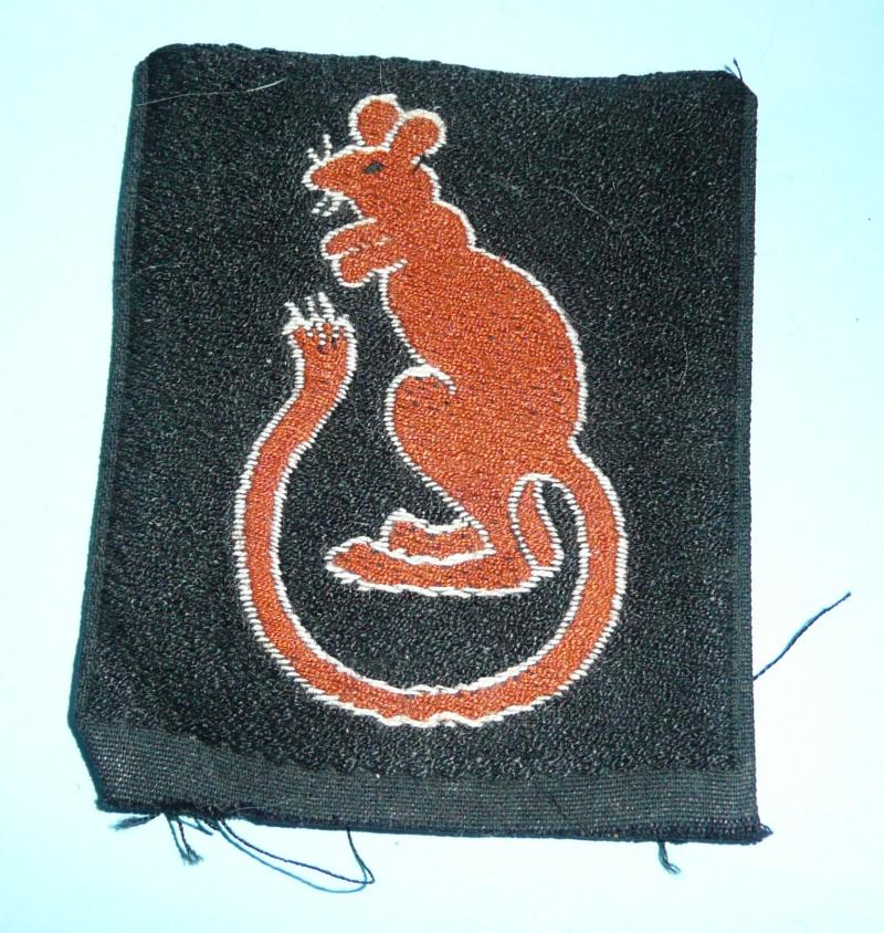 Cold War 7th Armoured Division Woven Formation Sign Patch Flash Designation Badge