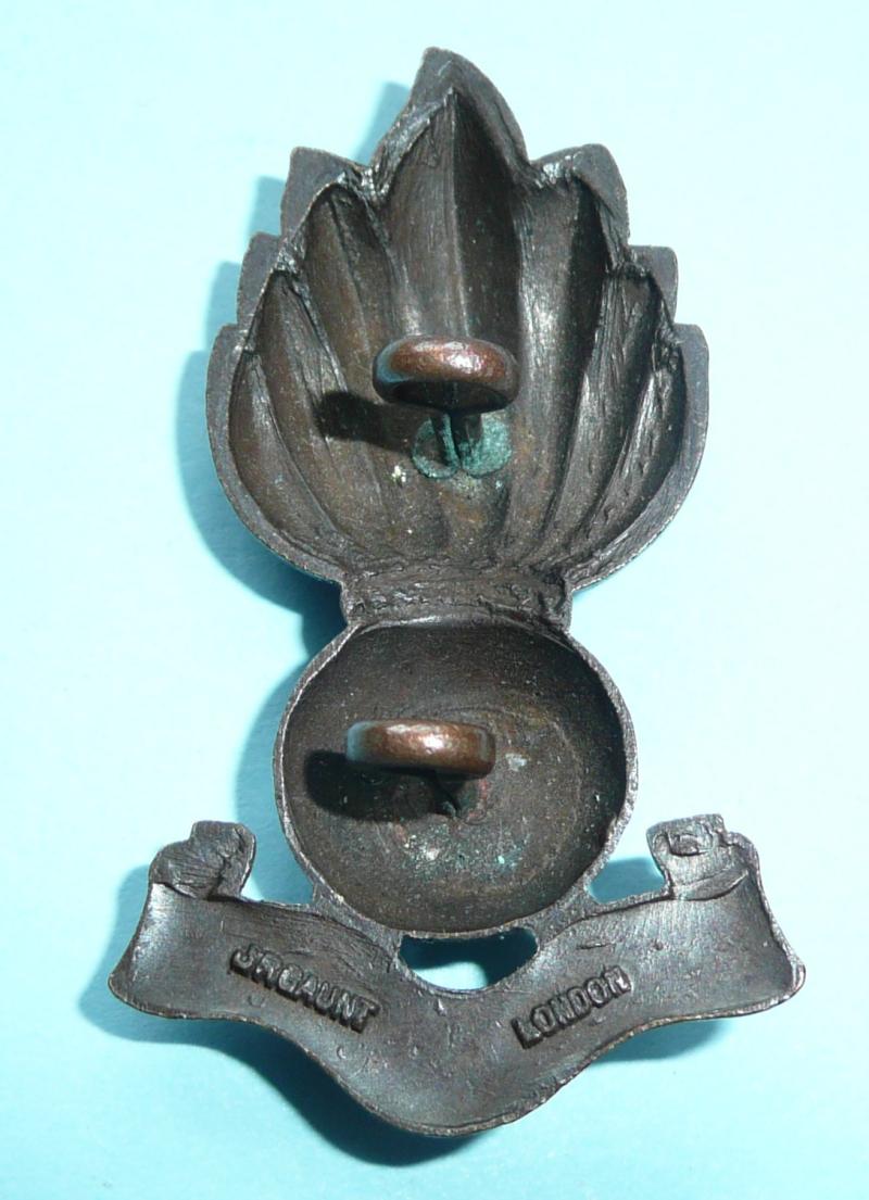 Middle East - Artillery of the Jordanian Arab Legion Officer's OSD Bronze Cast Collar Badge - Arabic Script - Gaunt London Maker