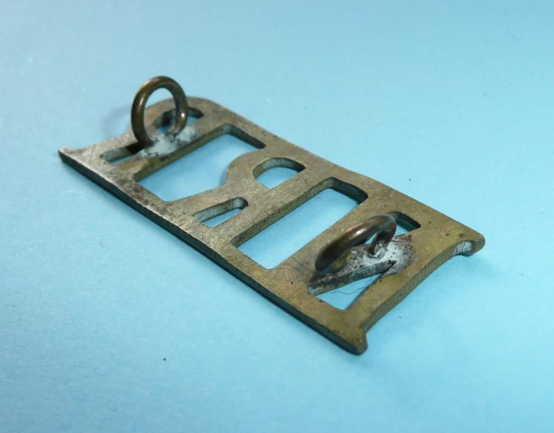 WW1 South Africa - NNR (Northern Rhodesia Rifles) Brass Shoulder Title