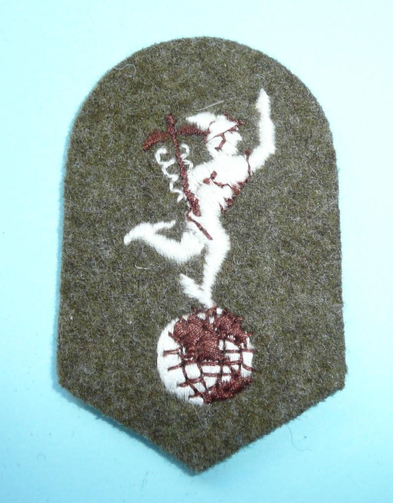 Royal Corps of Signals Woven SNCO's Arm Badge
