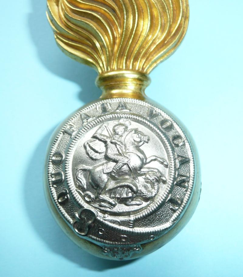 Northumberland Fusiliers Bi-metal Drummers Crossbelt Grenade