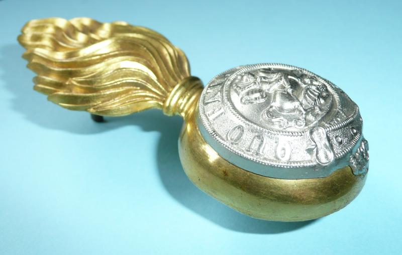 Northumberland Fusiliers Bi-metal Drummers Crossbelt Grenade