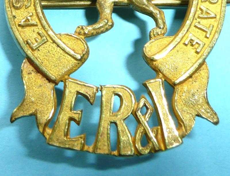 East Africa Protectorate - EDVII Colonial Administrator Officer's Fire Gilt Pagri Badge