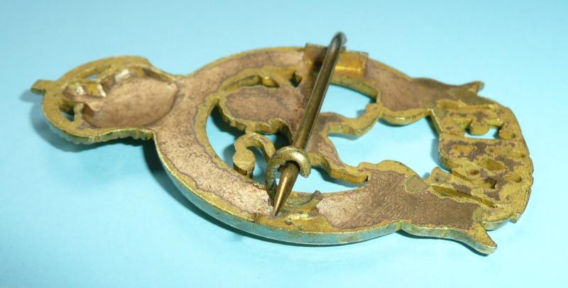 East Africa Protectorate - EDVII Colonial Administrator Officer's Fire Gilt Pagri Badge