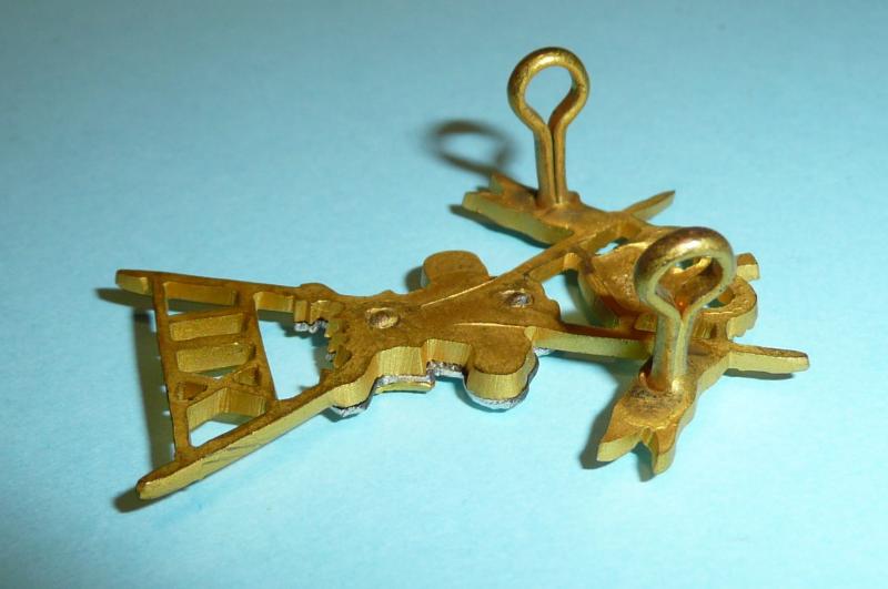 12th Prince of Wales' Royal Lancers Officer's No 1 Dress Cap Badge, QEII Crown