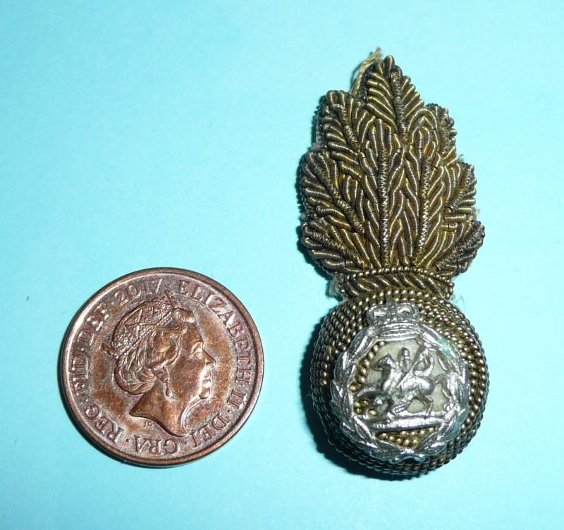 Fusilier Brigiade / RRF Officer's Mess Dress Bullion Collar Badge