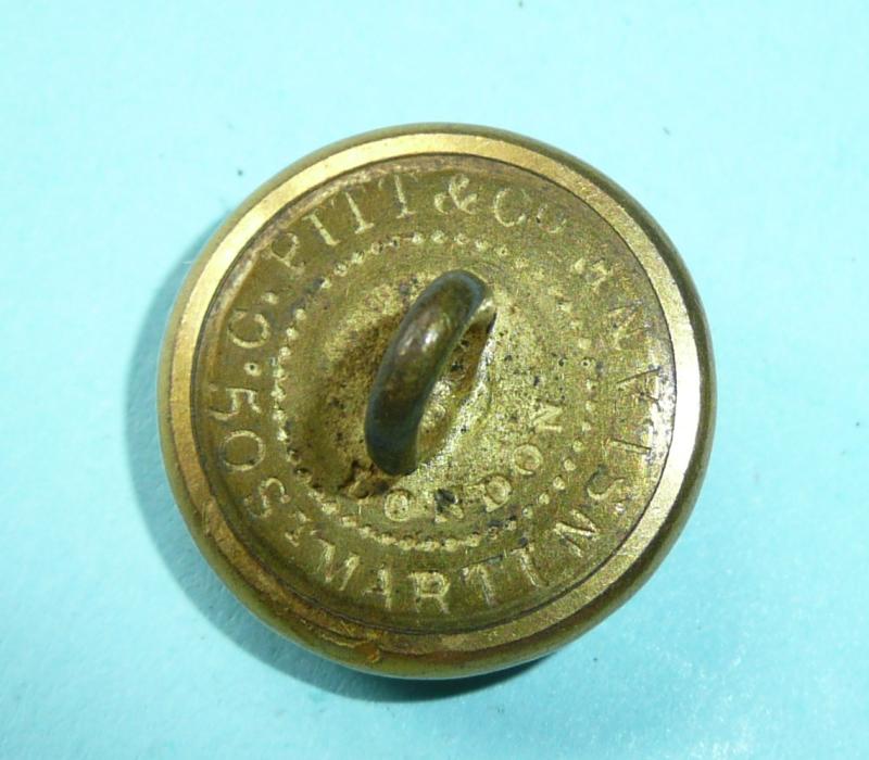 Victorian Ordnance Corps Officer's Gilt Brass Medium Pattern Button, QVC Crown