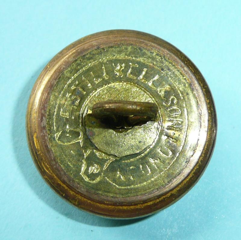 Edwardian / WW1 Ordnance Corps Officer's Frosted Gilt Brass Large Pattern Button, King's Crown