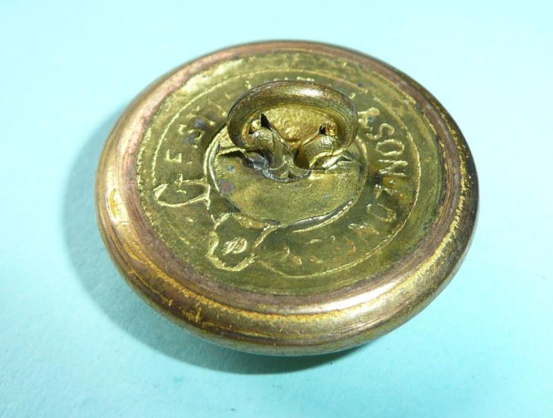 Edwardian / WW1 Ordnance Corps Officer's Frosted Gilt Brass Large Pattern Button, King's Crown