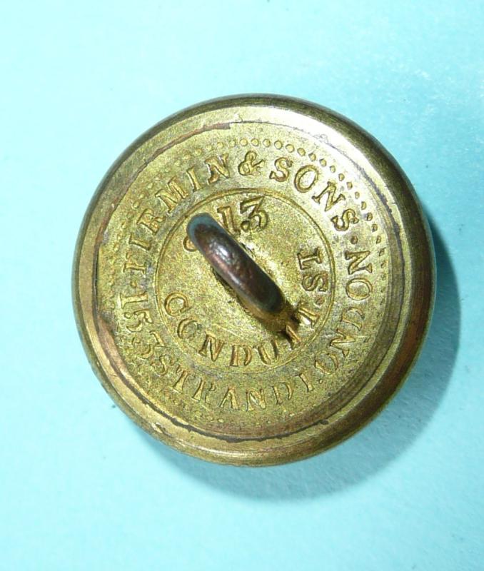 23rd (Royal Welsh Fusiliers) Officer's Medium Pattern Gilt Brass Button