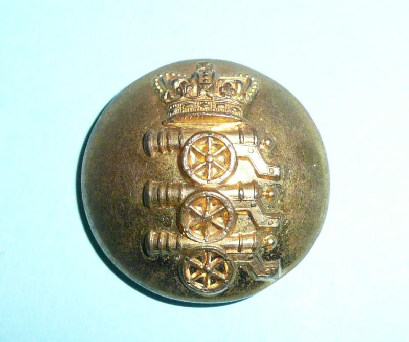QVC Early Pattern Royal Artillery Officer's Large Pattern Gilt Button