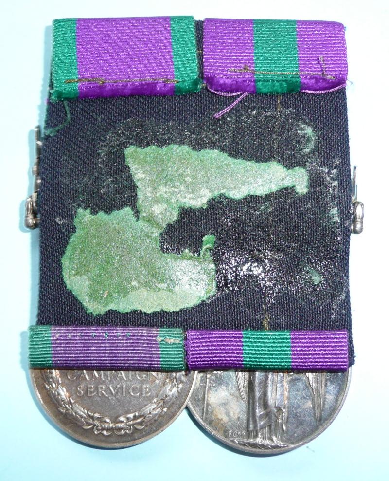 GSM/CSM Pair of Medals to Rifleman / L/Cpl Jaharsing Limbu, 7th Duke of Edinburgh's Own Gurkha Rifles