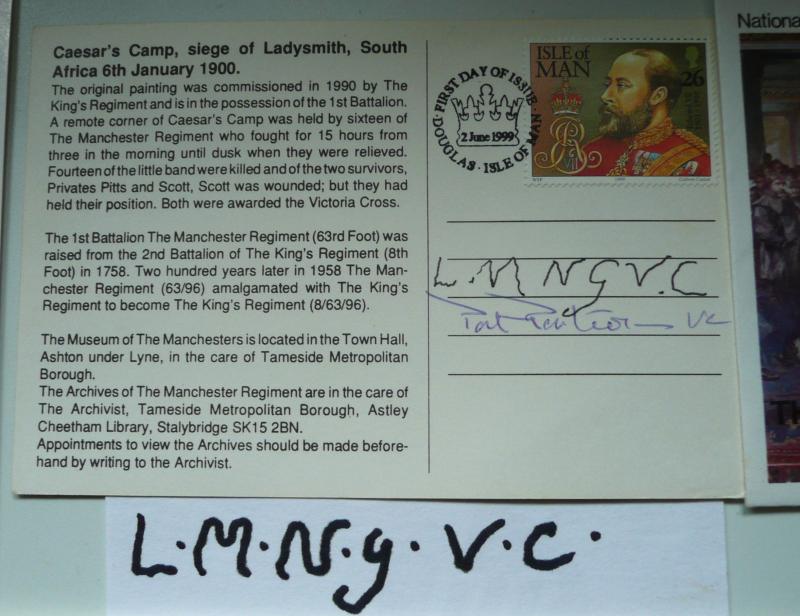 Small Collection of Four WW2 Gurkha Victoria Cross Winners 0riginal Signatures