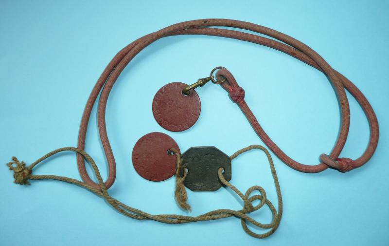 Dog Tags and Lanyard to an Officer in the Duke of Wellingtons and the 7th Gurkha Rifles