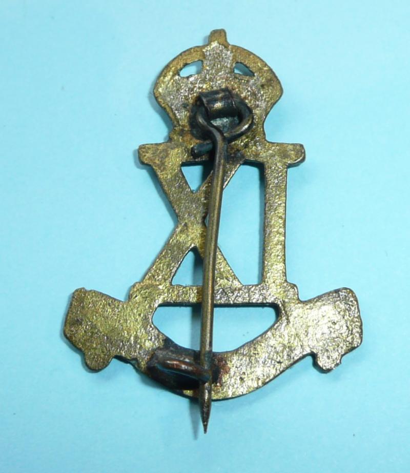 British Indian Army - The IX (9th) JAT Regiment Cast Brass Other Ranks Pagri / Turban Badge