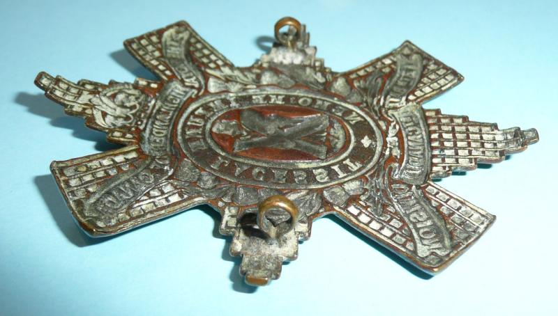 WW1 Canada - 13th Battalion CEF 1st Canadian Division The Royal Highlanders (Black Watch) Of Canada – King’s Crown Browning Copper Cap Metal Cap Badge