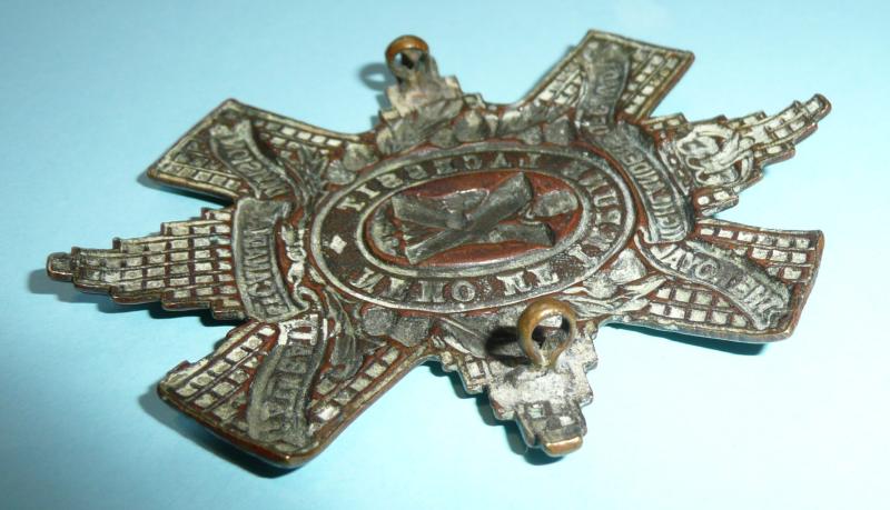 WW1 Canada - 13th Battalion CEF 1st Canadian Division The Royal Highlanders (Black Watch) Of Canada – King’s Crown Browning Copper Cap Metal Cap Badge