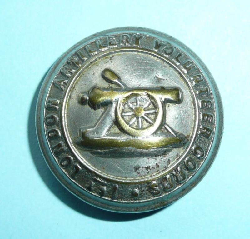 Victorian 1st London Artillery Volunteer Corps Other Ranks Large Pattern Button