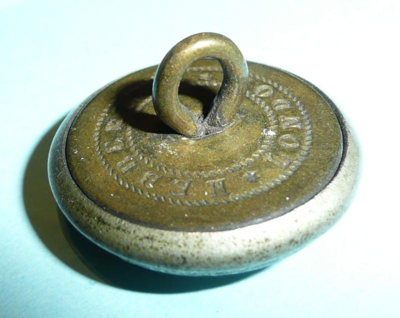 46th Middlesex Rifle Volunteer Corps (RVC) Large Pattern White Metal Button