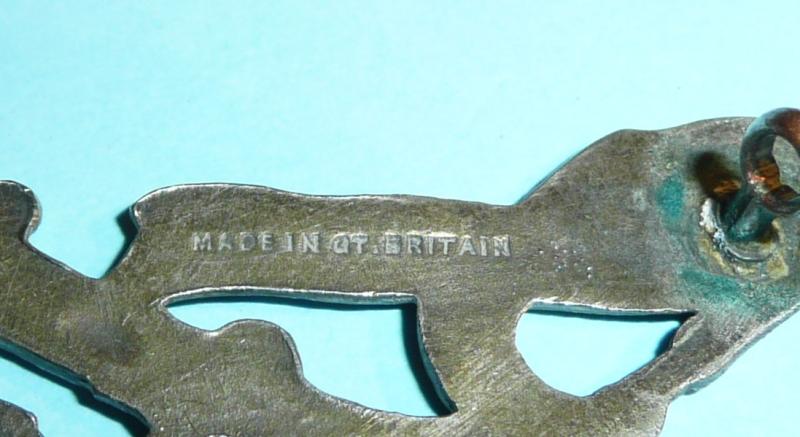 Silver Plated Pipers Proficiency Arm Badge - Three Drones