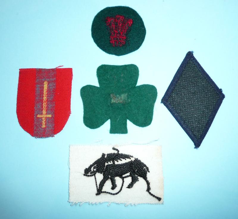 Collection of British Army Cloth Insignia (Lot 1)