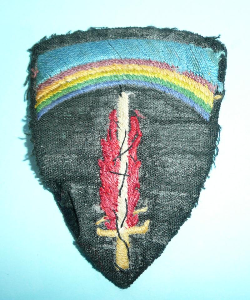 WW2 SHAEF Embroidered Cloth Formation Sign Flash Designation Shoulder Patch