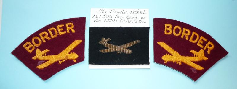 Cold War - The Border Regiment Set of Cloth Insignia