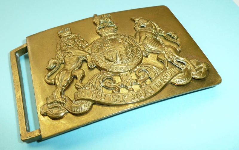Household Cavalry HCav Other Ranks Full Dress / Review Order Waist Belt Clasp, QEII Crown