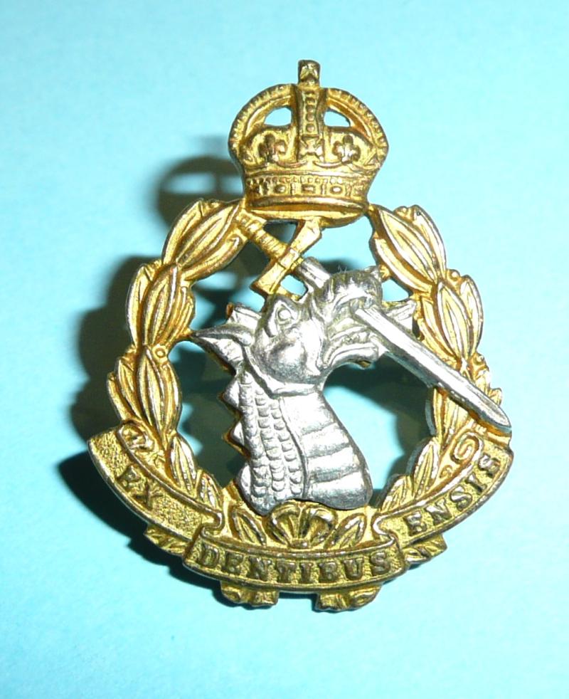 Royal Army Dental Corps RADC Officer's No 1 Dress Collar Badge - Kings Crown, Gaunt