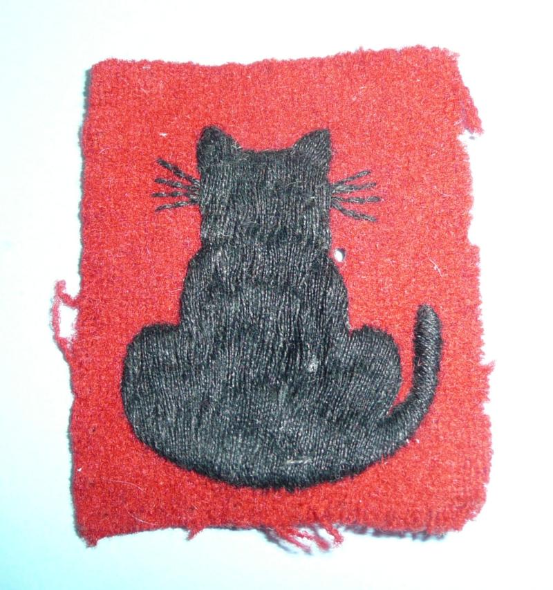 WW2 56th (London) Division Woven Cloth Formation Sign