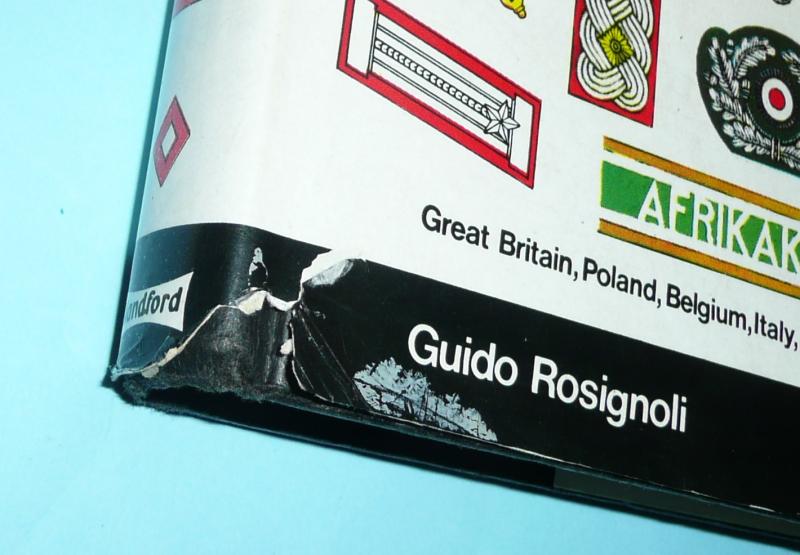 Blandford Colour Series - Army Badges and Insignia of WW2 (Book 1/ Volume 1) - Specialist Hardback Book - Guido Rosignoli