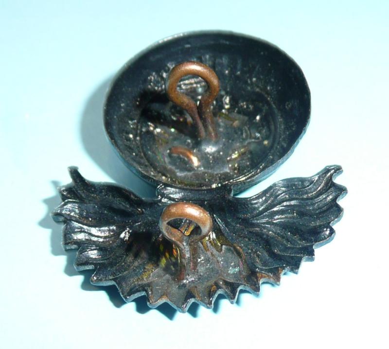 1st Volunteer Battalion (VB) Northumberland Fusiliers (NF) Other Ranks Blackened Brass Cap Badge