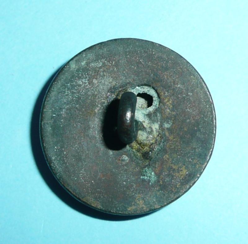 Georgian Napoleonic Royal Regiment of Artillery Officer's Gilt Two Piece Construction Tunic Coatee Button