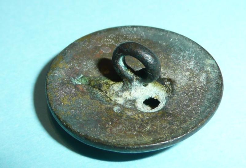 Georgian Napoleonic Royal Regiment of Artillery Officer's Gilt Two Piece Construction Tunic Coatee Button