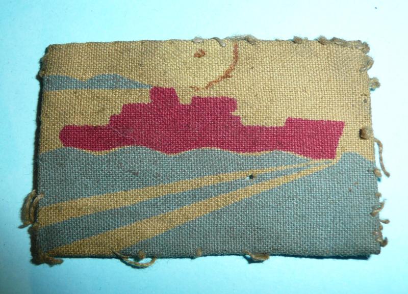 WW2 80th Infantry Division Printed Cloth Formation Sign