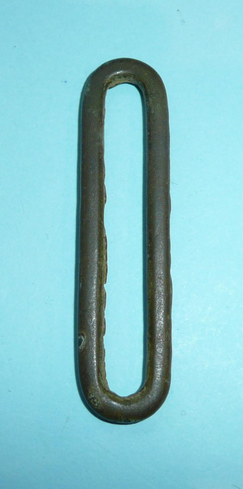 WW1 Era Excavated British Army Waist Belt Clasp D loop